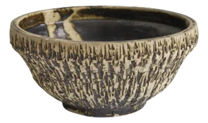 Mid-Century Birch Bark Pottery Bowl, 1950s