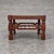 2 x Spanish footstool / wood leather / medieval-style / 1920s Height 40Depth 40 Width 60 cm