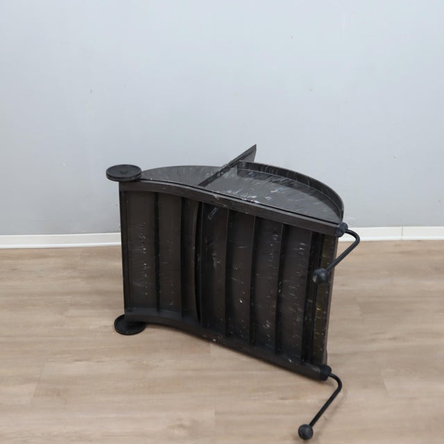 Black Vintage Armchair with Double Cover by Anna Castelli Ferrieri for Kartell, 1980s For Sale - Image 8 of 17