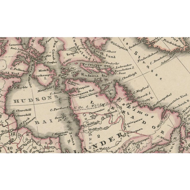 North America Map, 1857 For Sale - Image 3 of 12