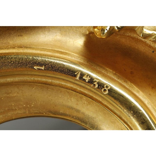 Ormulu and Chased Bronze Rock Clock from Raingo et Freres For Sale - Image 16 of 18