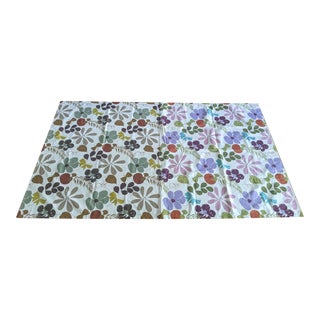 Pierre Frey "Genevieve" Floral Upholstery Fabric Panel For Sale