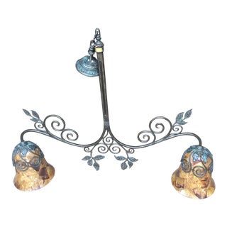 Maitland Smith Penshell Pendant Light For Sale