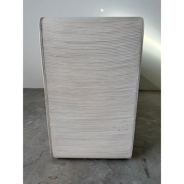 1970s Vintage Gabriella Crespi Style Pencil Reed Rattan Dresser For Sale - Image 12 of 14