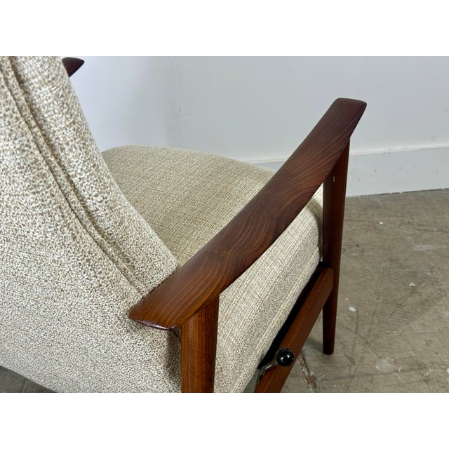 Beige 1960s Combi Star Chair by Arnt Land for Stokke - Mid Century Modern Recliner Rocker For Sale - Image 8 of 12