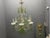 Opaline Glass Beaded Chandelier in Pastel Blue and Green Crystal Drops, 1950s For Sale - Image 13 of 15