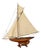Vintage English Carved Hull Pond Yacht, 1930 For Sale