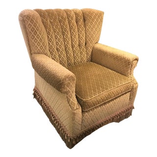Decorator Club Chair and Ottoman by Swaim For Sale