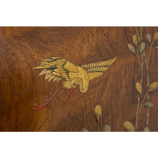 Glass French Display Cabinet in the style of Japanese For Sale - Image 7 of 15