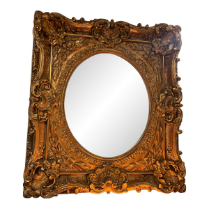 Antique Decorative Giltwood Mirror