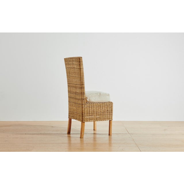 Contemporary Malawi Cane Dining Chair For Sale - Image 4 of 7