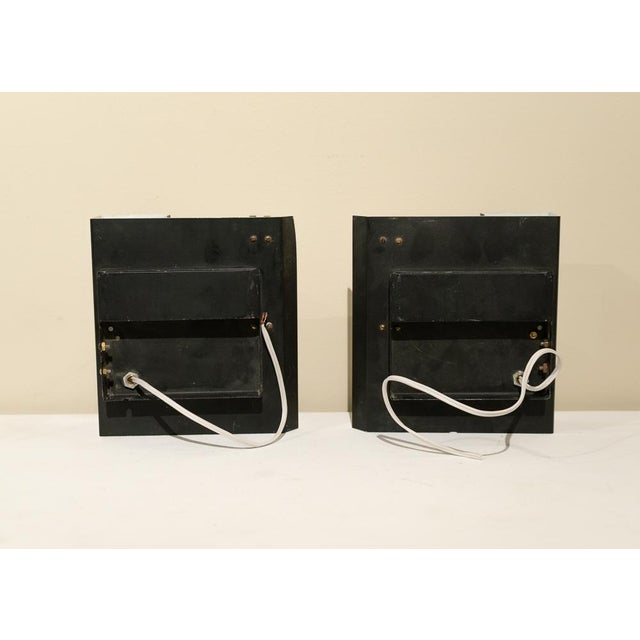 Black Spanish Wall Sconces, 1980s, Set of 2 For Sale - Image 8 of 11