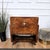 Wood Vintage Italian Art Deco Veneer Burl Wood Dry Bar Cart Cabinet, 1950s For Sale - Image 7 of 10