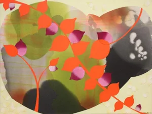 "They Call Me Butter" Contemporary Abstract Collage Painting by Mel Rea