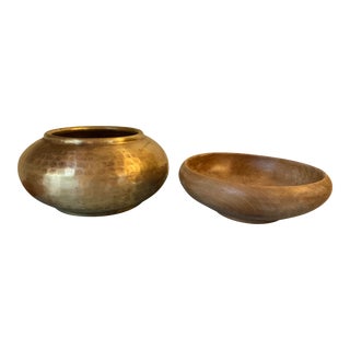 Mid-Century Decorative Bowl Grouping - 2 Piece Set For Sale