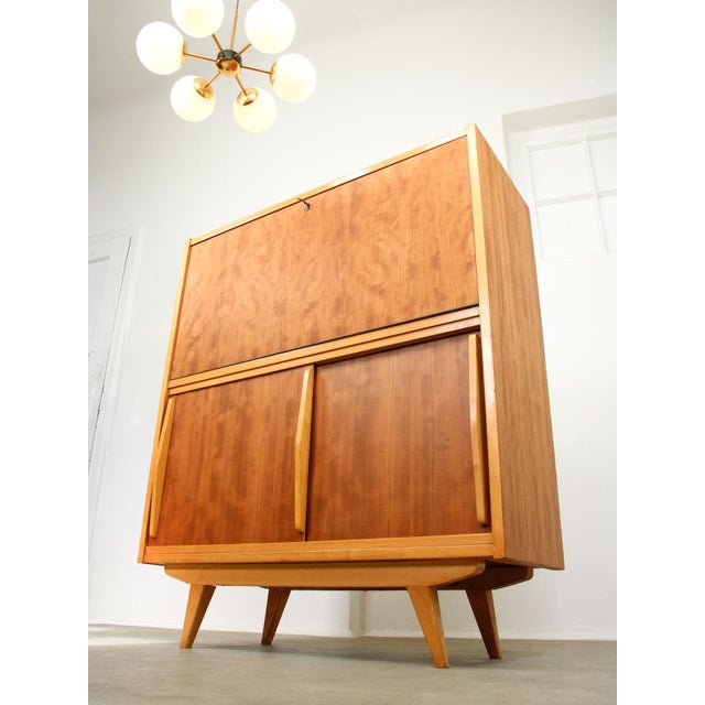 Mid-Century Modern Scandinavian Bar Cabinet, 1950s For Sale - Image 11 of 18