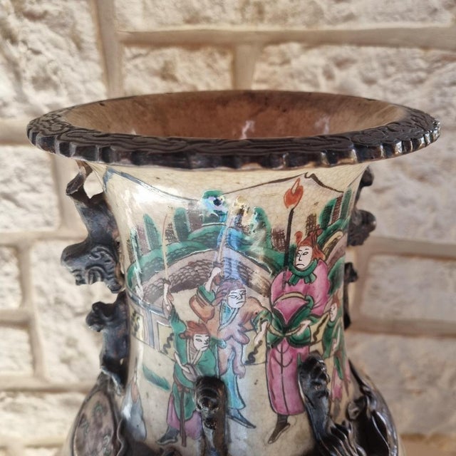 19th Century Nanking Porcelain Vase, China For Sale - Image 17 of 18