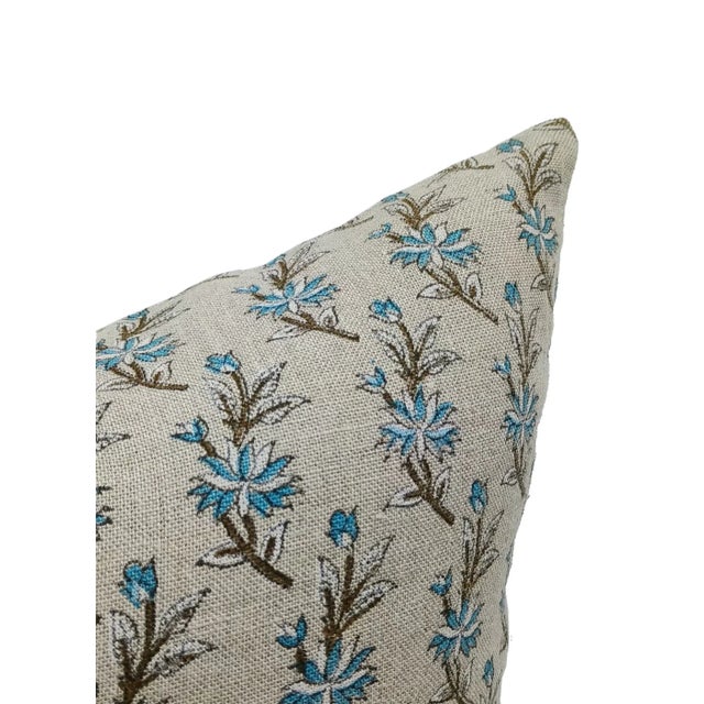 Rustic Fabdivine Floral Home Decor Cushion Cover 22x22 Inch - Deepika For Sale - Image 3 of 4