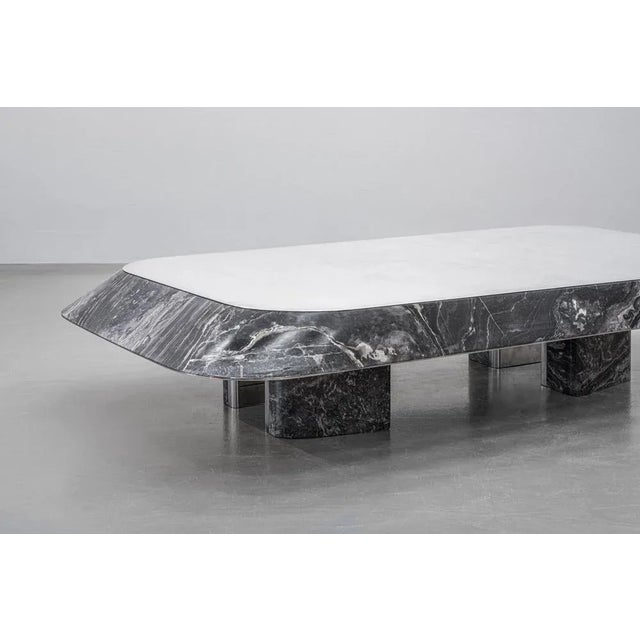 Contemporary Distortion Series Object 1 Marble Coffee Table by Emelianova Studio For Sale - Image 3 of 8
