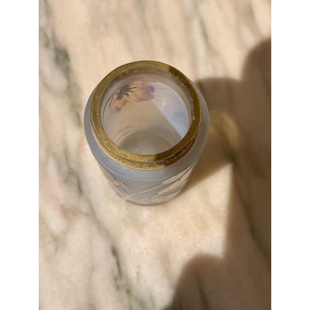 Glass Daum Vase in Glass Paste For Sale - Image 7 of 11