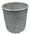 Office Trash Can attributed to Maria Pergay, 1970s For Sale