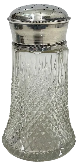 19th Century Dutch Crystal Sugar Shaker, 1890s