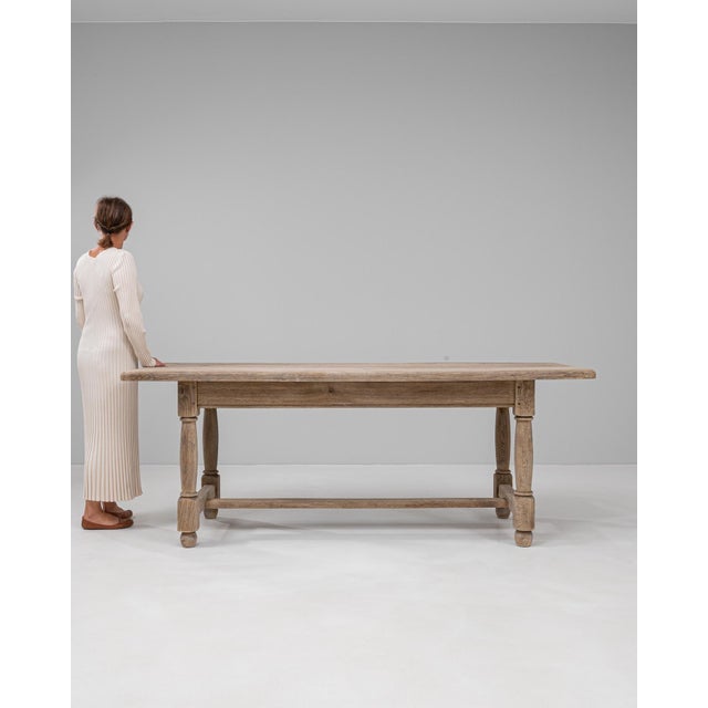 20th Century French Oak Dining Table For Sale - Image 17 of 18