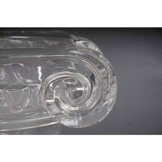 Vintage Hollywood Regency Pedestal Column in Acrylic For Sale - Image 11 of 17