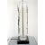 Laurel Lamp Company 1967 Brutalist Laurel Nail & Lucite Table Lamp For Sale - Image 4 of 6