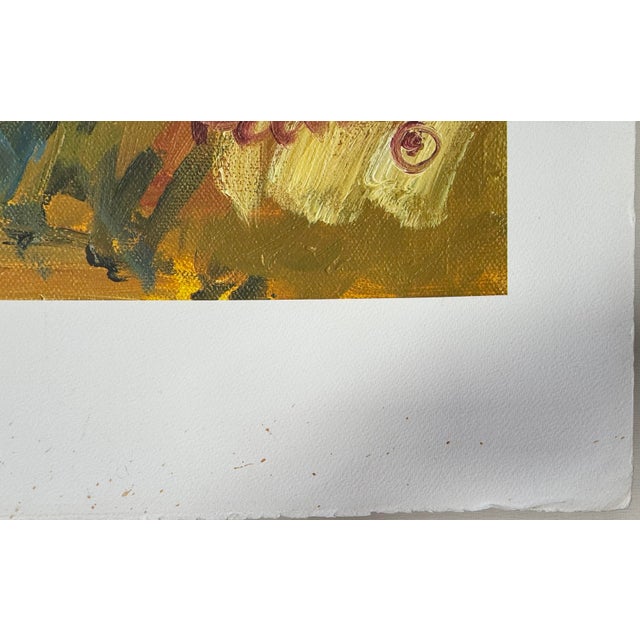 Paper 21st Century, Untitled (Pastoral Landscape), Giclee on Fine Art Watercolor Paper, Artist Hallie Walker Reproduction Print For Sale - Image 7 of 12