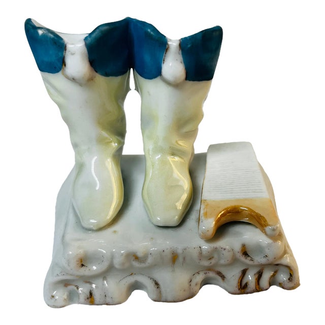 Antique French Boot Match Striker For Sale