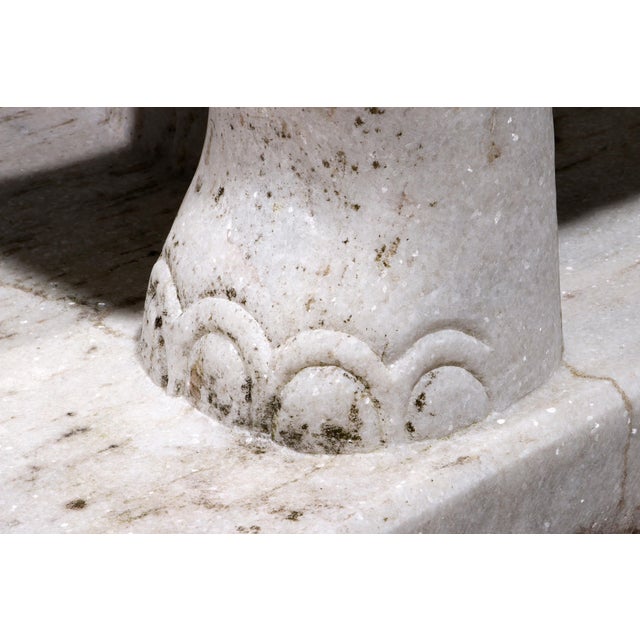 Stone Large Handcrafted Elephant Statues, 1950, Marble, Set of 2 For Sale - Image 7 of 18