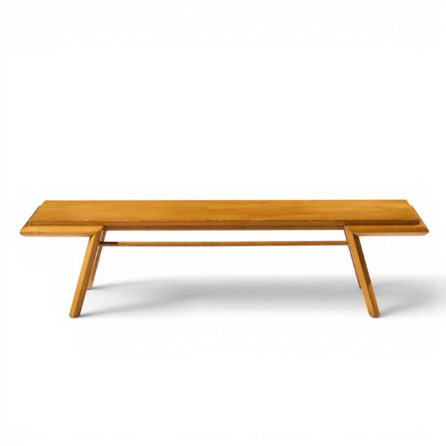 John Keal for Brown Saltman Mid Century Coffee Table This coffee table measures: 60 wide x 19 deep x 14.5 inches high Good...