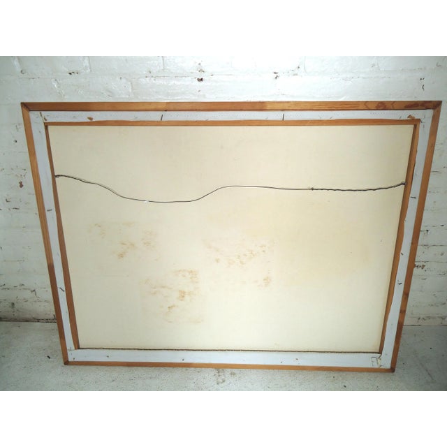 Late 20th Century Modern Abstract Painting For Sale In New York - Image 6 of 11