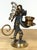 Pair Belle Époque Style Winged Monkey Masquerade Tragedy & Comedy Chambersticks For Sale - Image 16 of 17