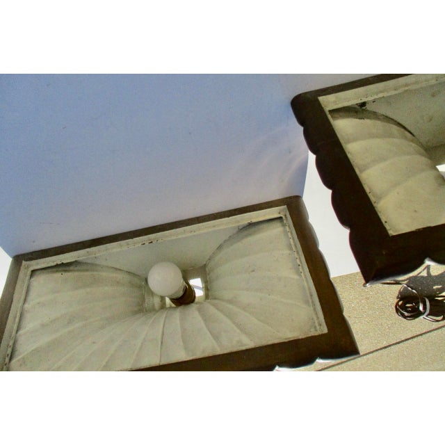 1979 Bronze Uplighter Sconces by Chapman - A Pair of 2 For Sale - Image 12 of 18