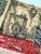 Large Vintage Belgian Jacquard Woven Wall Tapestry, Family Cottage Scene, 70" For Sale - Image 11 of 12