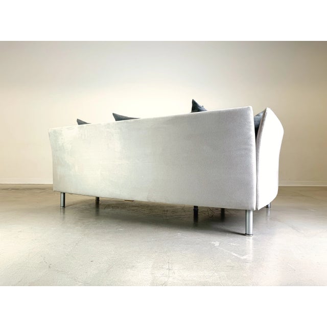 Fabric Velvet Sofa Corner by Franz Fertig For Sale - Image 12 of 13