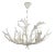 30-Inch Diameter Antler Chandelier - White For Sale
