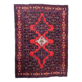 Vintage Senneh Kurdish Carpet For Sale