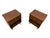 1960s Mid-Century Modern Young Manufacturing Walnut Nightstands - Set of 2 For Sale - Image 5 of 9