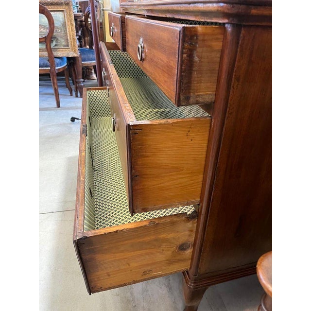 Directoire Chest of Drawers in Walnut, 1890s For Sale - Image 5 of 14