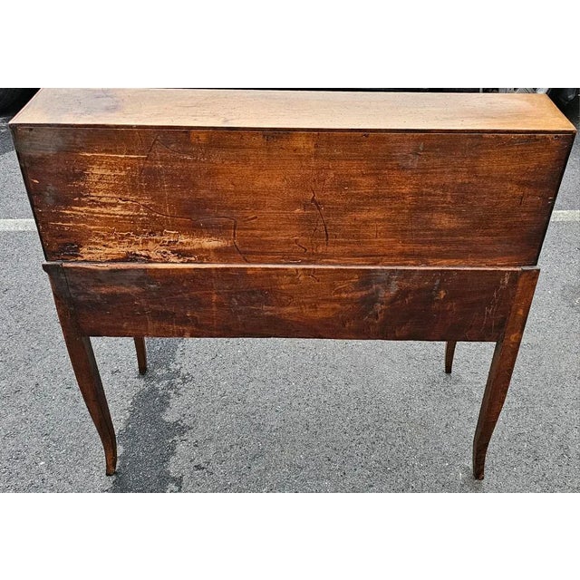 Antique 18th Century Louis XV Yellow Birch Desk "Bureau De Pente" For Sale - Image 14 of 18