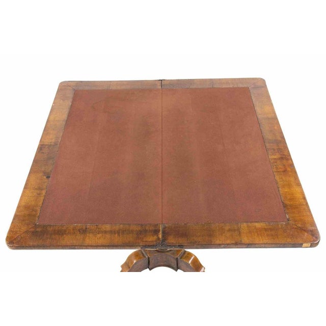 Vintage Italian Wood Game Table, 1950s For Sale - Image 9 of 13