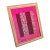 Contemporary Framed Schumacher Guépard Stripe Velvet Textile Art For Sale