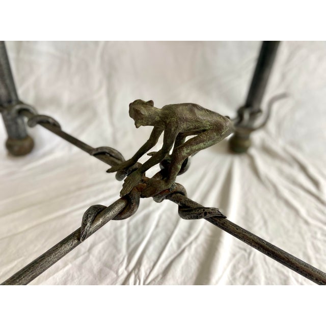 Maitland-Smith “Monkeying Around” Cast Bronze Coffee Table For Sale In Naples, FL - Image 6 of 7