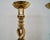 Metal Vintage Hollywood Regency Solid Brass Spiral Candle Holders - a Pair For Sale - Image 7 of 12