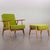 Mid-Century Modern 1960s Hans Wegner Ge240 Cigar Chair and Ottoman Getama Denmark For Sale - Image 3 of 8