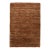 Rug & Kilim's Modern Textural Rug in Brown and Red With Striped Design For Sale