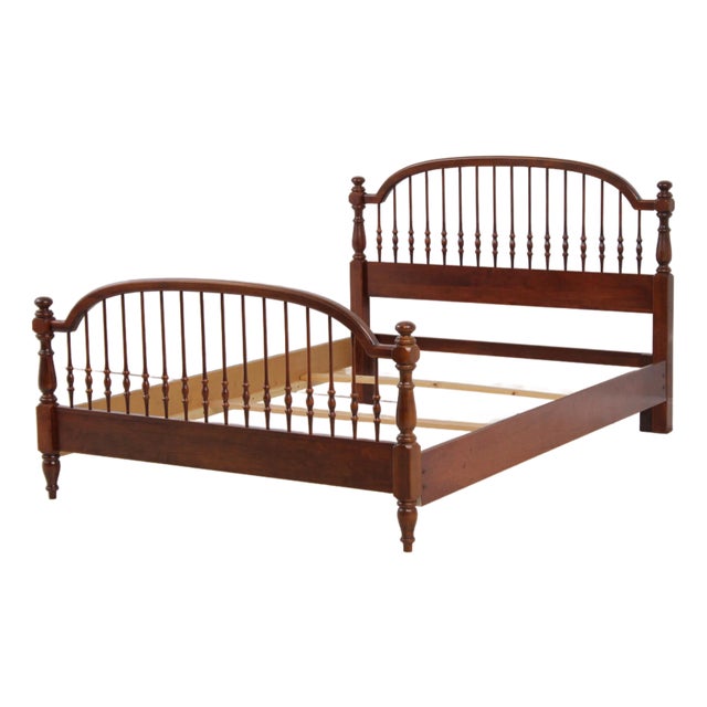 Cherry Queen or Full Size Spindle Bed For Sale